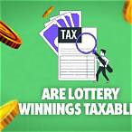 is lottery winnings taxable